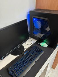 Computer windows 10 pro + tastiera tech + mouse