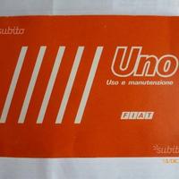 Libretto uso e manutenzione fiat uno