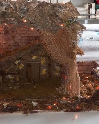 presepe  in legno artigianale 