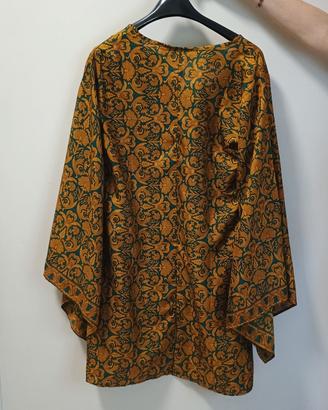 vestito verde con fantasia mandala