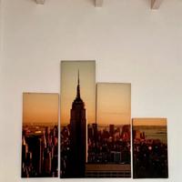 Quadro in 4 parti su tela