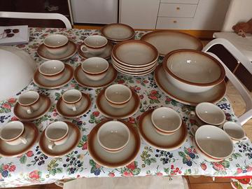 Servizio Piatti Vintage Richard Ginori in Grès