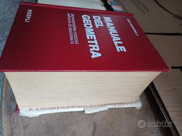 Manuale del Geometra Hoepli 19' Edizione 1982.