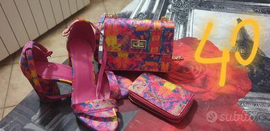 set sandalo borsa portafoglio 