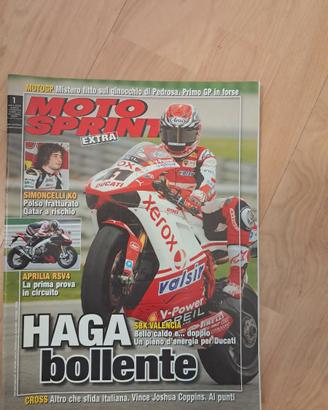Motosprint 2009 Simoncelli KO - Haga - Ducati 1198