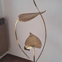 lampada da terra in ottone  Designer TOMMASO BARBI