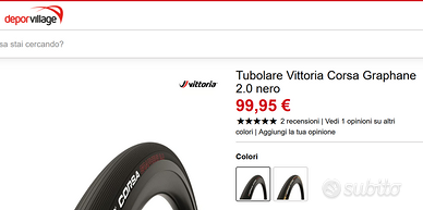 tubolari Vittoria corsa Graphene 2.0