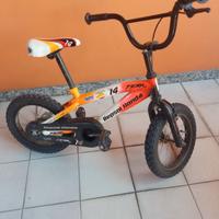 bicicletta 14 pollici 