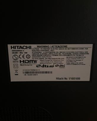 TV HITACHI 49 Pollici  Completo No schermo !