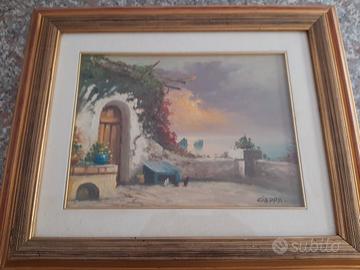 Quadro terrazza Capri