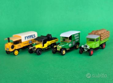 Lotto 4 Veicoli Commerciali Matchbox Yesteryear 