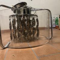 Lampadario da soggiorno di artigianato fiorentino