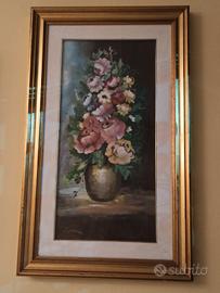 Quadro vaso di fiori verticale