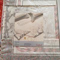 Completo stampato su madapolam di puro cotone 