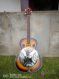 Chitarra acustica resofonica regal