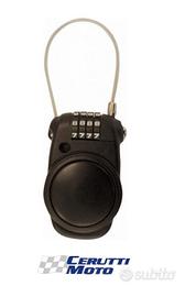 Lucchetto a cavo retraibile per casco