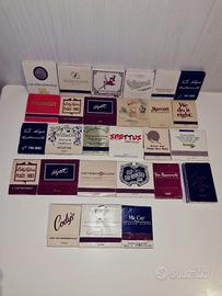 LOTTO FIAMMIFERI VINTAGE USA MATCHBOOKS HYATT RARI