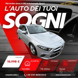 Mercedes-benz A 180 d Automatic Sport TUA A RATE