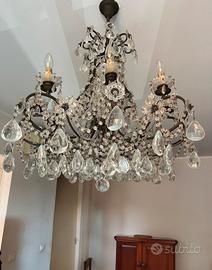3 Lampadari Cristallo vetro Murano