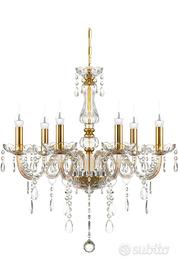 2 Lampadario a gocce elegante