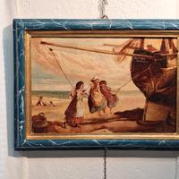 Dipinto a olio su tela Epoca 800'