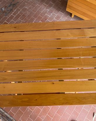 Tavolo in legno richiudibile 60cm x 100 cm