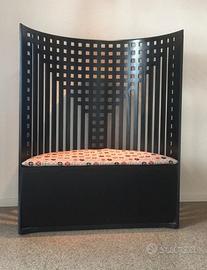 ALIVAR MVSEUM poltrona Willow in legno nero