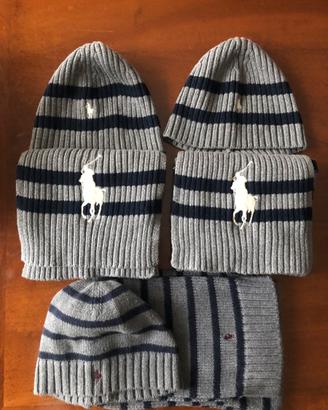 BAMBINI sciarpe+berretti originali RALPH LAUREN