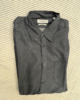 Camicia uomo antracite M, Conbibel 100% Cotone