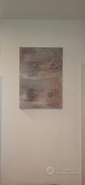 Quadro stile moderno tecnica materica 70 x 50 