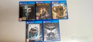 Set 5 giochi ps4