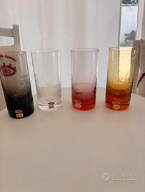 Moser lotto 4 Bicchieri cocktail