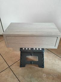 Cassettiera singola e cubi mensole 