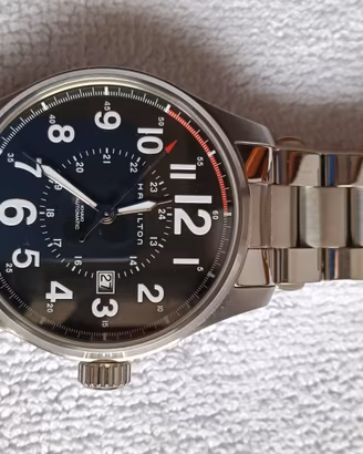 hamilton khaki automatic pilot day