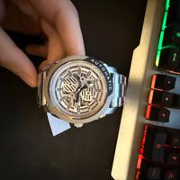 Orologio Automatico Machine con Bracciale Acciaio