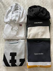 Set di quattro felpe da uomo taglia M