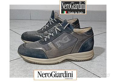 Sneakers Nero Giardini n.38 Pelle tessuto tecnico