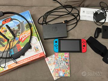 Nintendo Switch Ring Fit Adventure Pack + 2 giochi