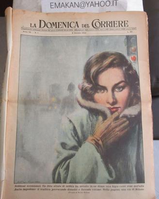 DOMENICA DEL CORRIERE 1952 LOTTO DI 39 NUMERI