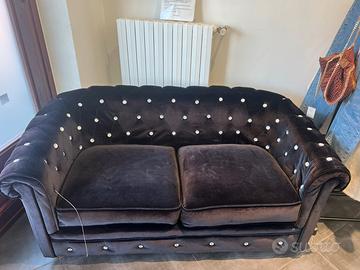 Divano in velluto 2 posti