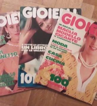 Gioielli e Rakam riviste taglio cucito maglia
