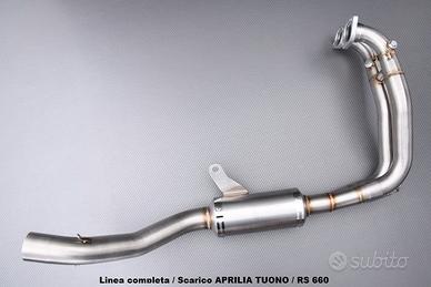 Linea completa / Scarico APRILIA TUONO / RS 660