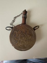 Antica Fiaschetta per Polvere da Sparo 