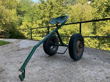 Carretto per motocoltivatore