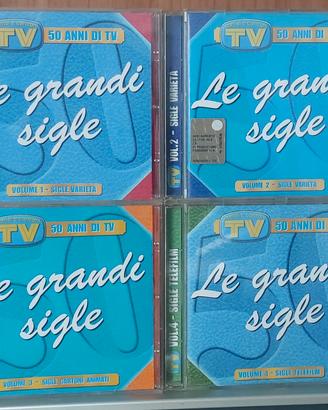 Cd le grandi sigle vol. 1 ,2 ,3 ,4 .