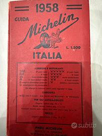 Guida Michelin italia 1958 terza edizione storica