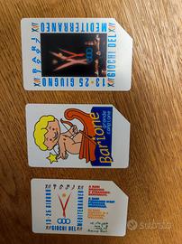 Schede telefoniche "Giochi del Mediterraneo 1997"