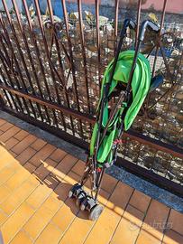passeggino verde giordano pieghevole come nuovo
