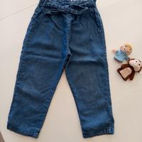 Pantaloni morbidi denim bimba 30 mesi 