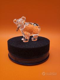 Swarovski Orso Grizzly con Pesce argento